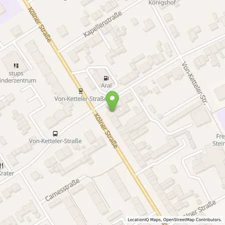 Standortübersicht der Tankstelle Aral Tankstelle Ralf Bäumges in 47807 Krefeld