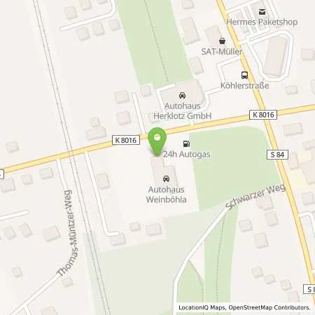 Standortübersicht der Tankstelle Autohaus Weinböhla in 01689 Weinböhla