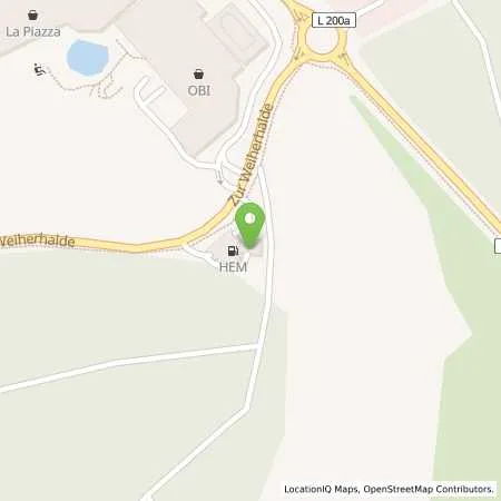 Standortübersicht der Tankstelle HEM-Tankstelle in 88662 Überlingen