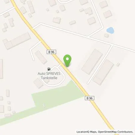 Standortübersicht der Tankstelle Auto Spreves GmbH in 15938 Zützen