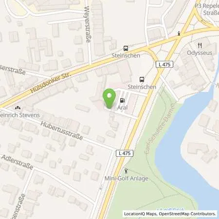 Standortübersicht der Tankstelle Aral Tankstelle Axel Schumacher in 47441 Moers