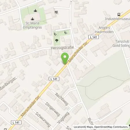 Standortübersicht der Tankstelle Caratgas Gase Jacobi in 42699 Solingen