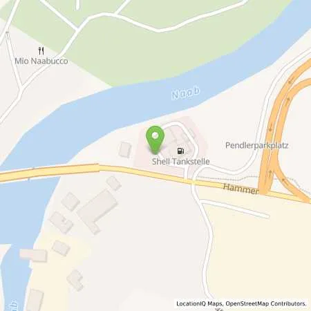 Standortübersicht der Tankstelle Shell in 92521 Schwarzenfeld