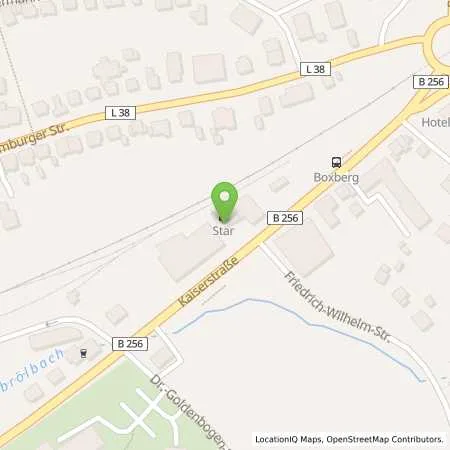 Standortübersicht der Tankstelle STAR Tankstelle Michaela Reith in 51545 Waldbröl