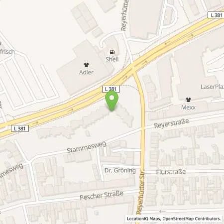 Standortübersicht der Tankstelle Stracon GmbH in 41068 Mönchengladbach