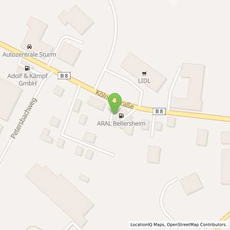 Standortübersicht der Autogas (LPG) Tankstelle: Aral-Tankstelle Michael Schmidt in 57610, Altenkirchen