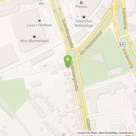 Standortübersicht der Tankstelle Inseltank in 47798 Krefeld