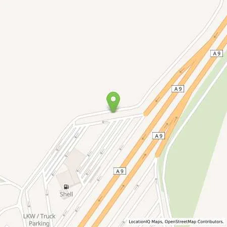 Standortübersicht der Tankstelle Shell Autobahntankstelle Niemegk West in 14823 Mühlenfließ (Grabow)