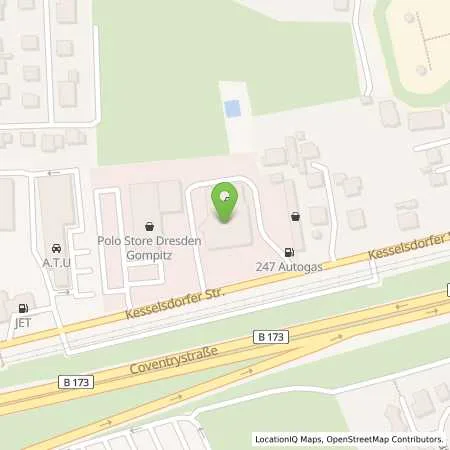 Standortübersicht der Tankstelle Autozentrum Rausch in 01156 Dresden