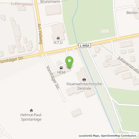 Standortübersicht der Autogas (LPG) Tankstelle: HEM-Tankstelle in 31655, Stadthagen