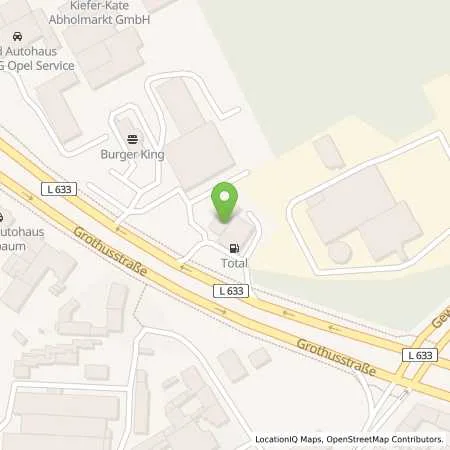 Standortübersicht der Tankstelle TOTAL in 45881 Gelsenkirchen
