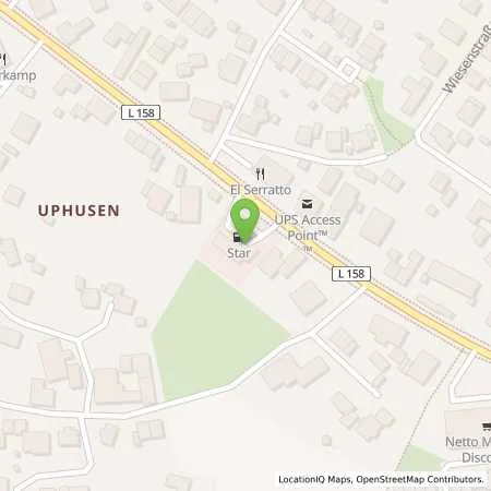 Standortübersicht der Tankstelle Star Tankstelle Lutz Ehmke in 28832 Achim