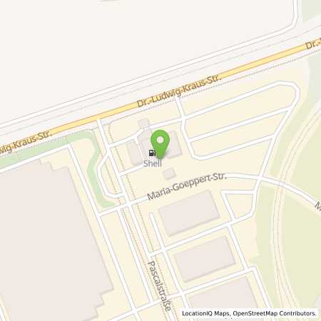 Standortübersicht der Autogas (LPG) Tankstelle: Shell Station in 85057, Ingolstadt