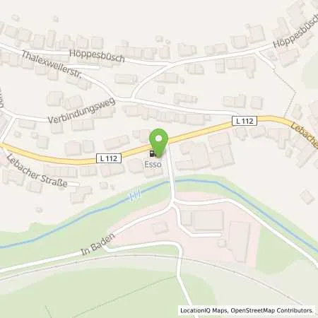 Standortübersicht der Tankstelle ESSO Station Auto Fuchs GmbH in 66571 Eppelborn (Dirmingen)