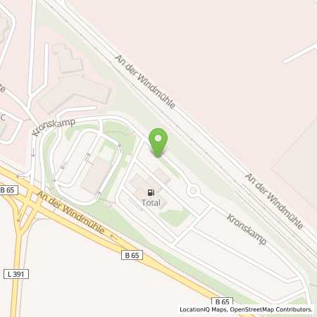 Standortübersicht der Autogas (LPG) Tankstelle: Total Autohof Tankstelle in 30890, Barsinghausen