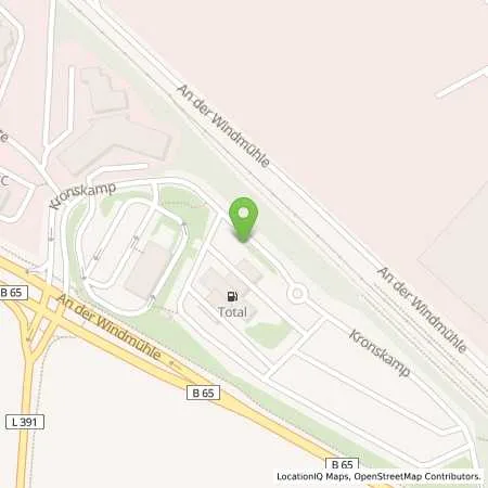 Standortübersicht der Tankstelle Total Autohof Tankstelle in 30890 Barsinghausen