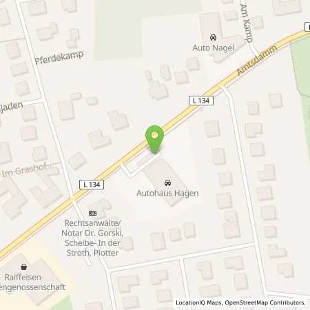 Standortübersicht der Tankstelle Service-Station Heidi Mann in 27628 Hagen