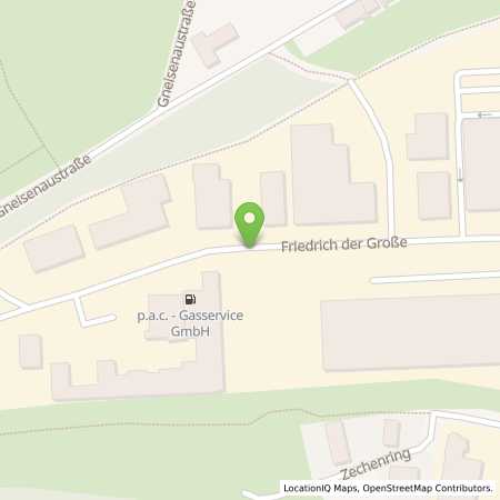 Standortübersicht der Autogas (LPG) Tankstelle: p.a.c.-Gasservice GmbH in 44628, Herne