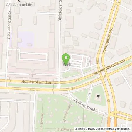 Standortübersicht der Tankstelle Shell Station in 10713 Berlin