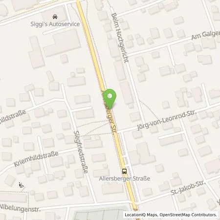 Standortübersicht der Tankstelle OMV-Hilpoltstein in 91161 Hilpoltstein