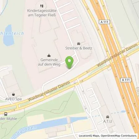 Standortübersicht der Tankstelle Streiber & Beetz Vertragsfr. Meisterbetr. aus Freude am BMW in 13507 Berlin Tegel