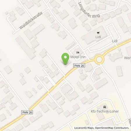 Standortübersicht der Tankstelle Auto Eder in 84359 Simbach am Inn