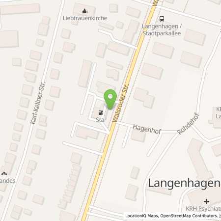 Standortübersicht der Autogas (LPG) Tankstelle: Star Tankstelle in 30853, Langenhagen