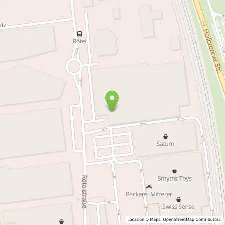 Standortübersicht der Tankstelle C. Schrade GmbH in 74172 Neckarsulm