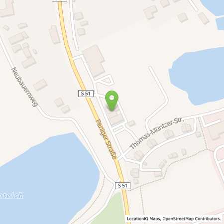 Standortübersicht der Autogas (LPG) Tankstelle: TOTAL-Station in 04654, Frohburg