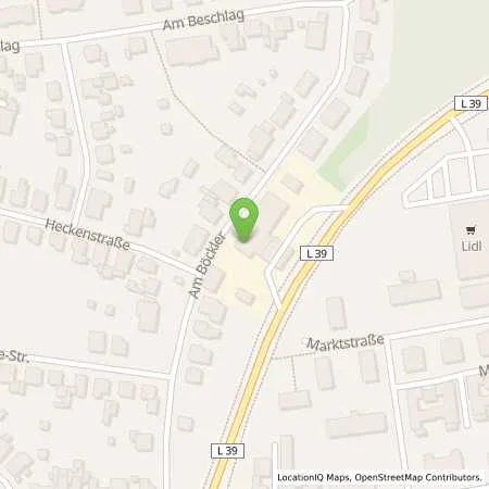 Standortübersicht der Tankstelle Westfalen-Tankstelle in 48455 Bad Bentheim