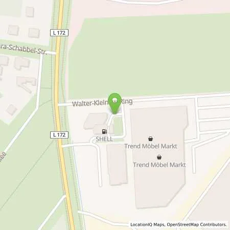 Standortübersicht der Tankstelle Shell Tankstelle in 16761 Hennigsdorf