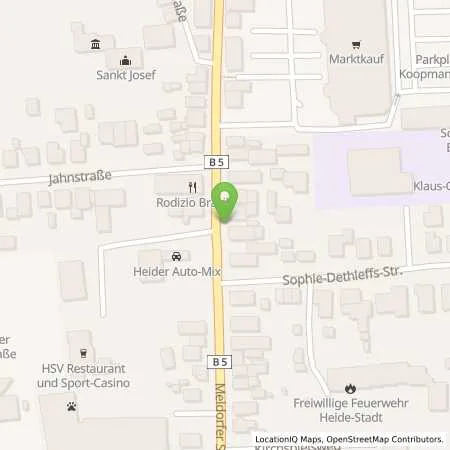 Standortübersicht der Tankstelle Fenzke Kfz-Service in 25770 Hemmingstedt