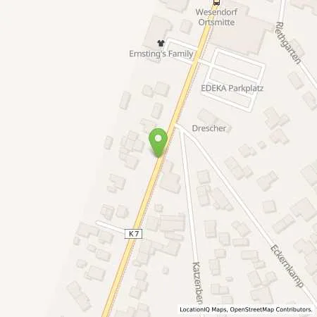 Standortübersicht der Tankstelle AVIA Tankstelle in 29392 Wesendorf