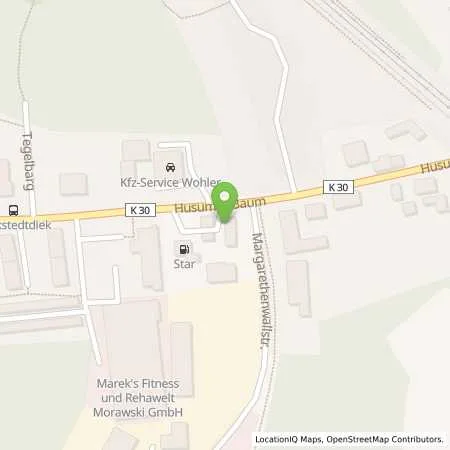 Standortübersicht der Tankstelle Star Tankstelle in 24837 Schleswig