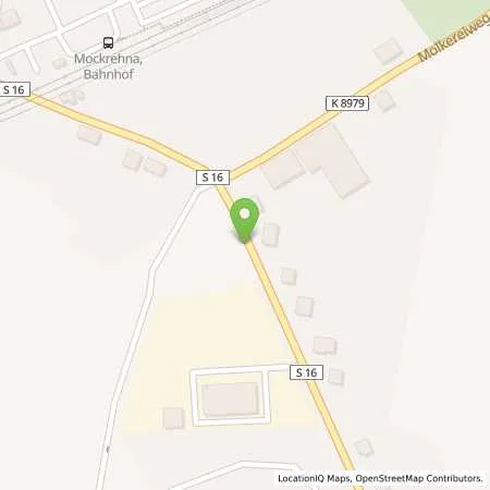 Standortübersicht der Tankstelle Fahrzeugservice Center Mockrehna GmbH in 04862 Mockrehna