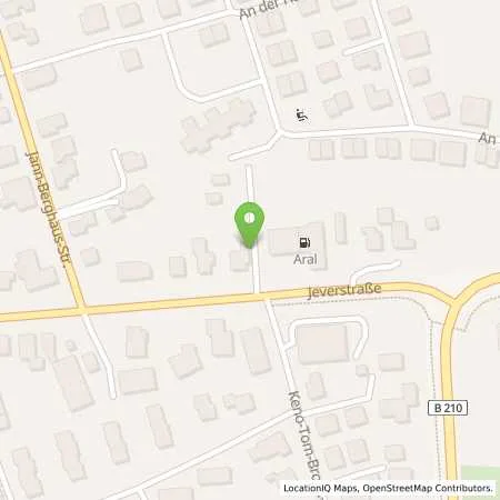 Standortübersicht der Tankstelle Aral Tankstelle in 26409 Wittmund