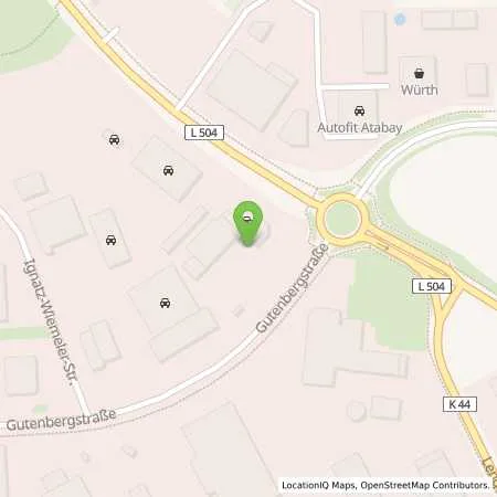 Standortübersicht der Tankstelle Bäumer GmbH in 49479 Ibbenbüren