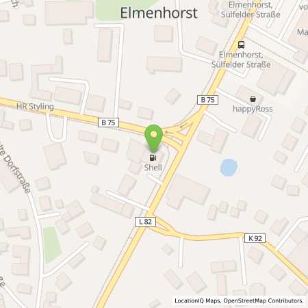 Standortübersicht der Autogas (LPG) Tankstelle: Shell in 23869, Elmenhorst