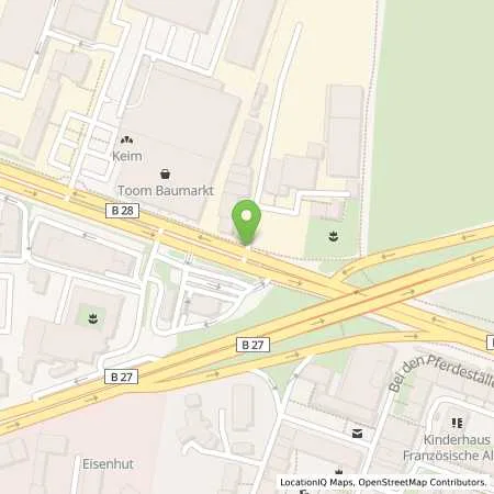 Standortübersicht der Tankstelle Aral Tankstelle in 72072 Tübingen