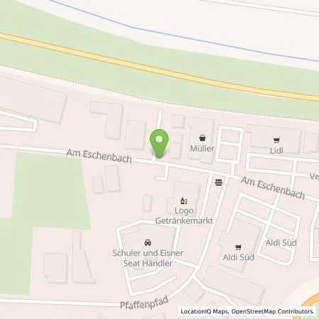 Standortübersicht der Tankstelle Autohof Werneck (Café Barossa) (Total) in 97440 Werneck