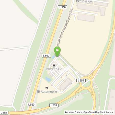 Standortübersicht der Autogas (LPG) Tankstelle: Aral Tankstelle in 68794, Oberhausen-Rheinhausen