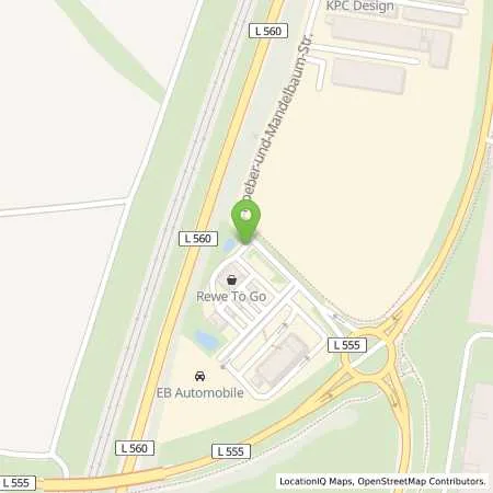 Standortübersicht der Tankstelle Aral Tankstelle in 68794 Oberhausen-Rheinhausen