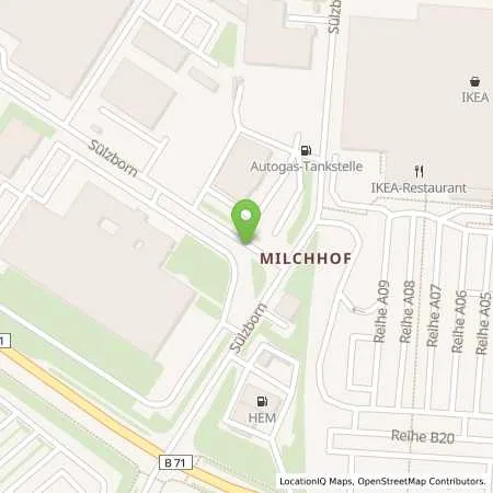 Standortübersicht der Tankstelle Fenrich Automobile GmbH in 39128 Magdeburg