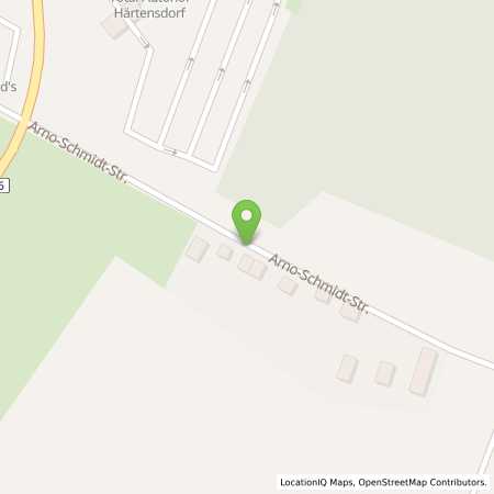 Standortübersicht der Autogas (LPG) Tankstelle: Total-Tankstelle in 08134, Härtensdorf