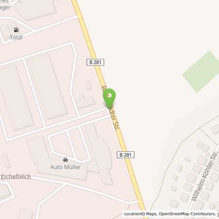 Standortübersicht der Autogas (LPG) Tankstelle: Total-Tankstelle in 07318, Saalfeld