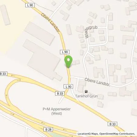 Standortübersicht der Tankstelle Tankhof Grün in 77731 Willstätt