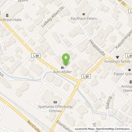 Standortübersicht der Tankstelle Classic-Tankstelle Oberkirch in 77704 Oberkirch