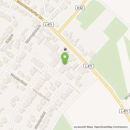 Standortübersicht der Tankstelle ED-Tankstelle Rheinbach-Wormersdorf in 53359 Rheinbach (Wormersdorf)