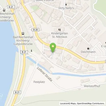 Standortübersicht der Tankstelle Aral in 83435 Bad Reichenhall