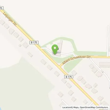 Standortübersicht der Tankstelle ESSO in 04720 Döbeln